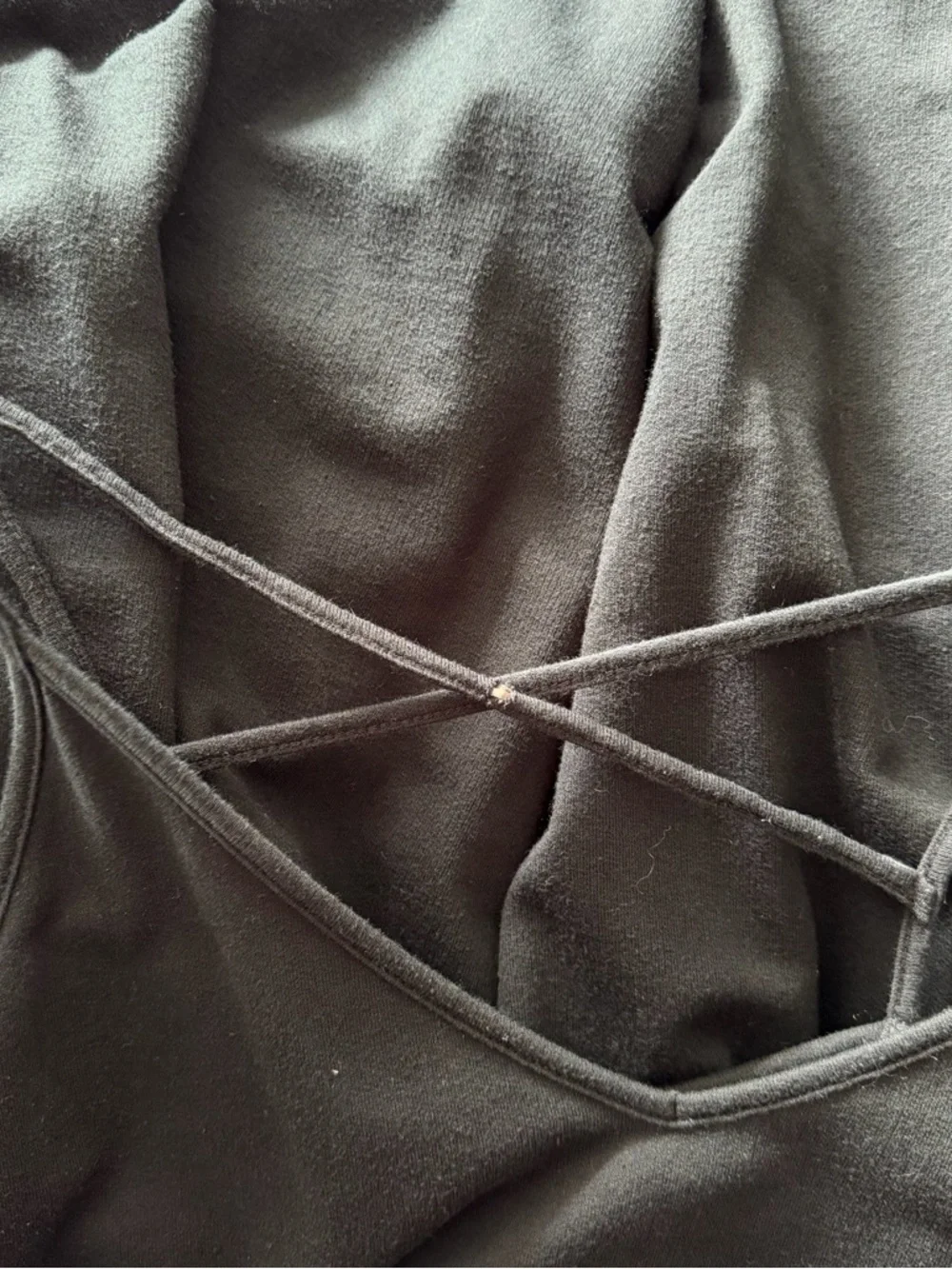 Wild Fable Black Cross Back Mini Dress Size Large - Picture 8 of 14